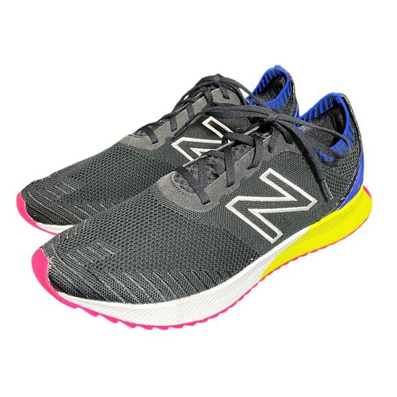 New Balance Men's FuelCell Echo‎ V1 Running Shoes, Black/Uv Blue Size 14